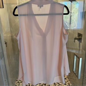Vince Cumoto Blush Pink Women’s 1X Blouse. Like new!